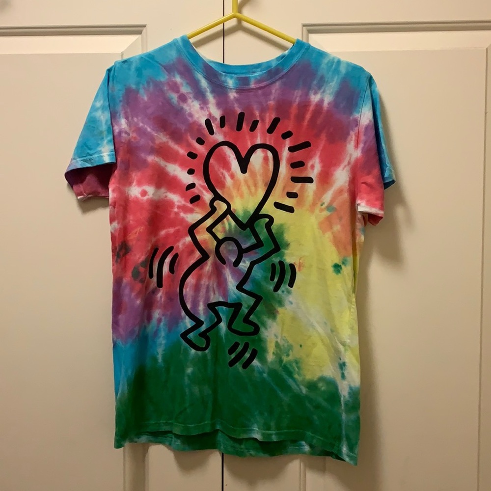 Keith Haring tie-dye T-shirt